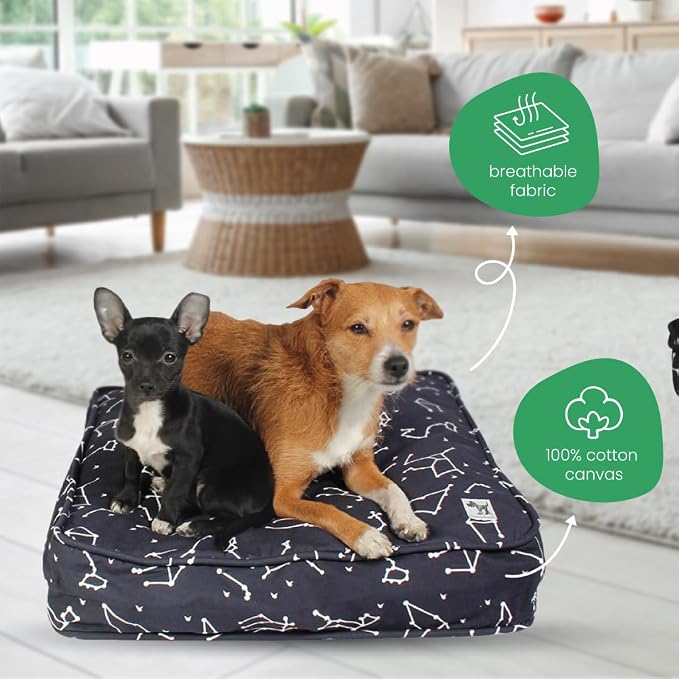 Molly Mutt Huge Dog Bed Cover - Rocketman Print - Measures 36”x45”x5’’ - 100% Cotton - Durable - Breathable - Sustainable - Machine Washable Dog Bed Cover - Image 4