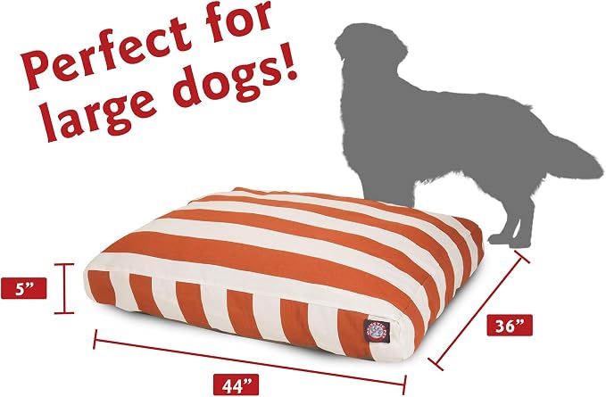 Majestic Pet Shredded Memory Foam Dog Bed Medium with Removable Washable Cover – Rectangle Orthopedic Dog Bed–Durable Dog Crate Bed-Flat Dog Bed for Senior Dogs - (35x29) M - Links - Teal - Image 3