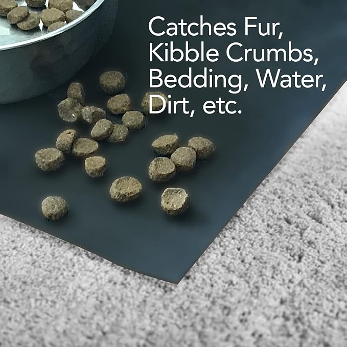 RESILIA Under Pet Cage Mat for Bird Cages, Reptile Aquariums, Dog Kennels, Water-Resistant Pad for Carpeted Floors and Surfaces, 30 Inches x 48 Inches, Clear - Image 5