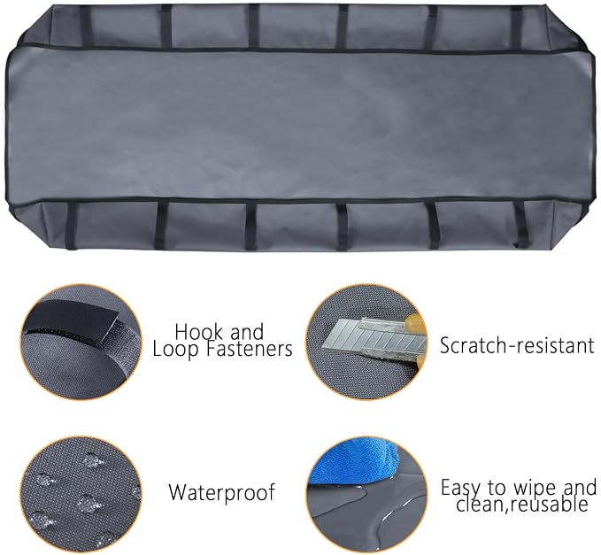 Guinea Pig Cage Liner Tarp Bottom Waterproof and Washable Base Also for Rabbits Canvas Bottom, Bunny, Chinchesillas, Hedgehog, Ferrets and Other Small Animals(24x48 inches) - Image 4