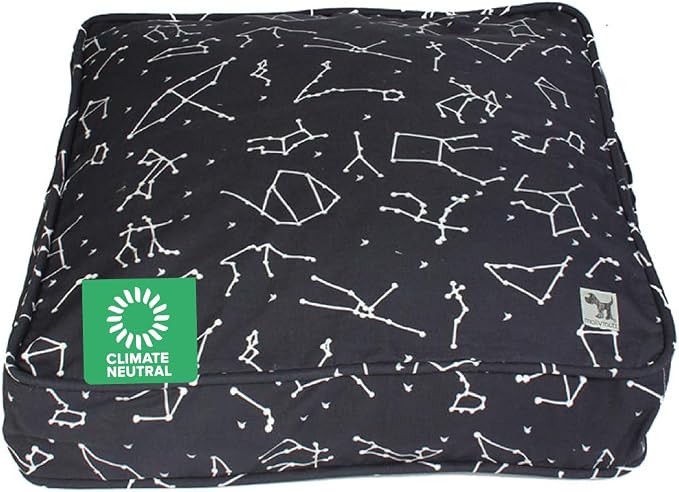 Molly Mutt Huge Dog Bed Cover - Rocketman Print - Measures 36”x45”x5’’ - 100% Cotton - Durable - Breathable - Sustainable - Machine Washable Dog Bed Cover by MollyMutt