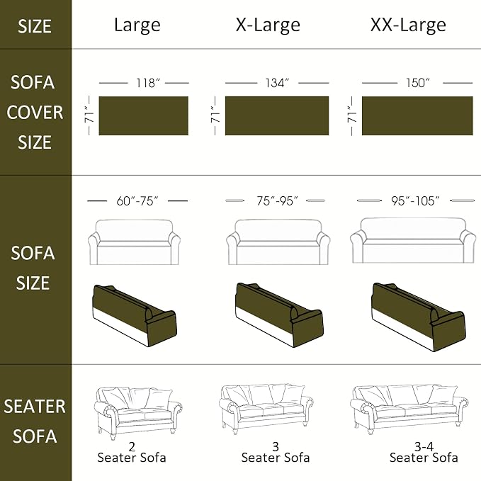VClife Boho Couch Cover, Aztec Sofa Cover for Dog, Non Slip Washable Couch Covers for 3-4 Cushion Couch Sofa, Reversible Triangle Geometric Futon Cover Furniture Protector (Black-Green, 71" x 150") - Image 2