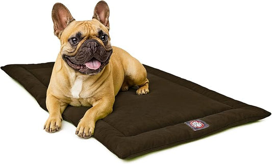 Majestic Pet Orthopedic Memory Foam Dog Crate Mat - Plush Pet Bed Pad for Crates & Kennels | USA Crafted | 30"x21" Villa Storm by MajesticPet