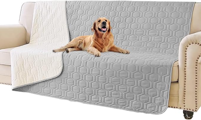 Tcksstex Waterproof and Anti-Slip Dog Bed Cover and Pet Blanket Sofa Pet Bed Mat ，car Incontinence Mattress Protectors Furniture Couch Cover for Most Cats Dogs, Pets by TcksstexFauxFurDogBedCover