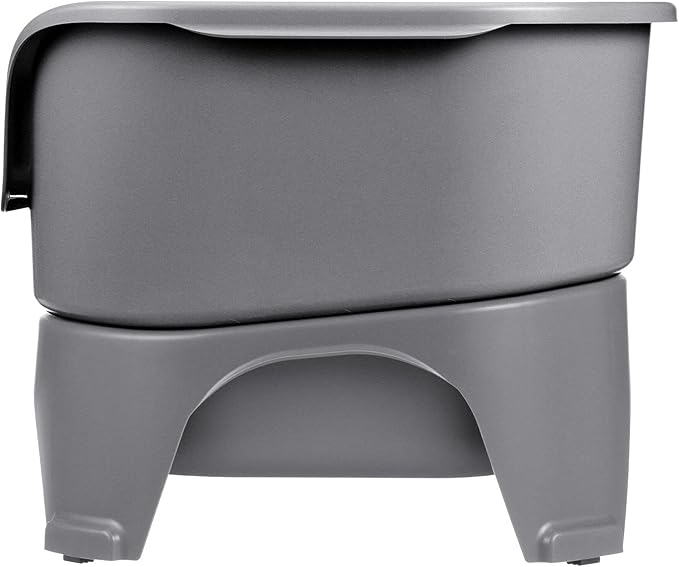 Neater Feeder Express Mess Proof Dog Bowls Elevated for Medium to Large Sized Breed, No Spill Raised Dog Food Bowl Stand, Stainless Steel Food and Water Bowl Set, Pet Dish Feeding Station, Grey - Image 9