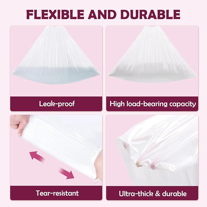 120pcs Cat Litter Box Liners for SNOW+Cat Litter Box,Self-Sealing Waste Bag - Image 6