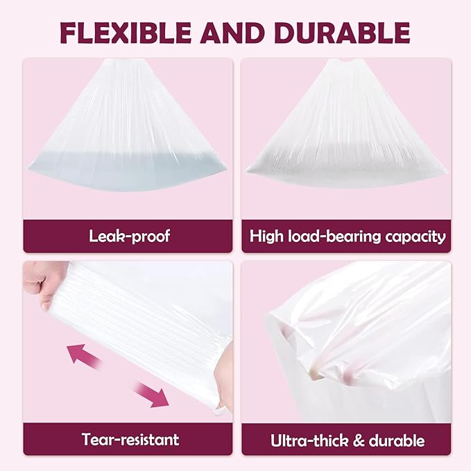 120pcs Cat Litter Box Liners for SNOW+Cat Litter Box,Self-Sealing Waste Bag - Image 6