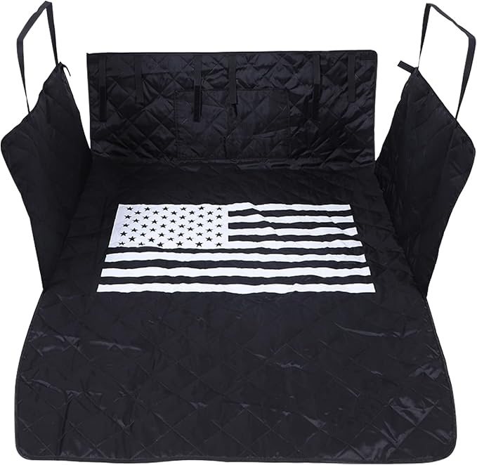 Aunginsy SUV Cargo Liner for Dogs Compatible with Toyota FJ Cruiser 2007-2021 Accessories, Rear Trunk Mat Travel Nonslip Pet Cargo Boot Liner with Bumper Flap Protector, Waterproof Floor Mat for Cats - Image 9