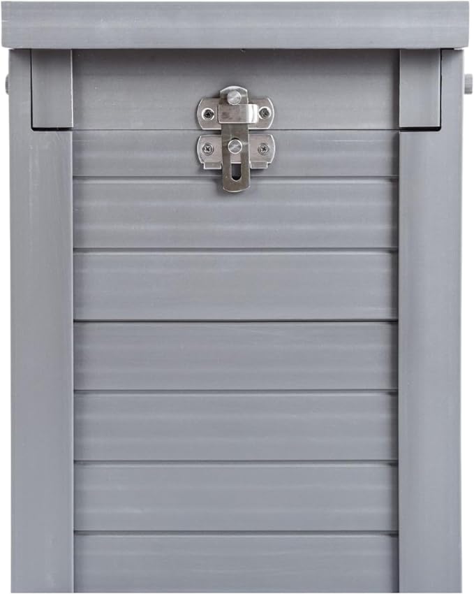 New Age Pet ECOFLEX Piedmont 2-Bowl Elevated Dog Feeder with Sliding Lid Storage Bin - Grey, Ideal for Small Spaces and Taller Dogs, Easy to Clean and Assemble, Non-Toxic and Moisture Resistant - Image 3