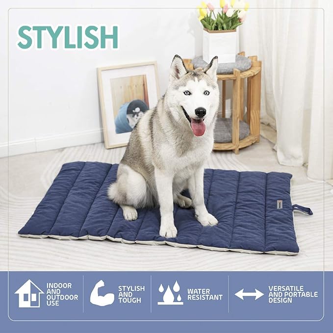 CHEERHUNTING Outdoor Dog Bed, Waterproof, Washable, Large Size, Durable, Water Resistant, Portable and Camping Travel Pet Mat - Image 6
