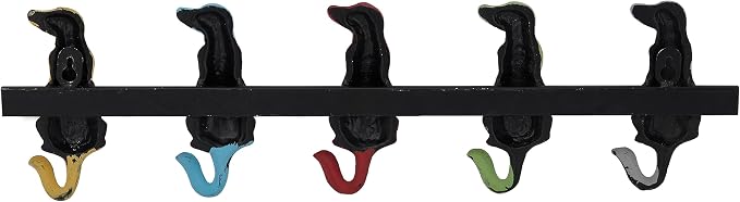 Metal Dog Wall Hooks 19"W, 5"H - 55513 - Image 3