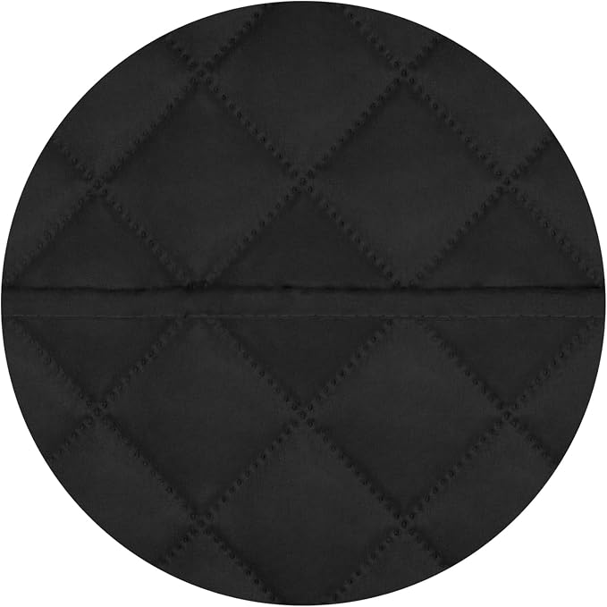 PureFit Reversible Quilted Couch Covers for Dogs Loveseat Sofa Cover 54" | Black/Black, Water Resistant Couch Protector, Washable Pet Couch Cover with Non Slip and Elastic Straps For Kids - Image 5
