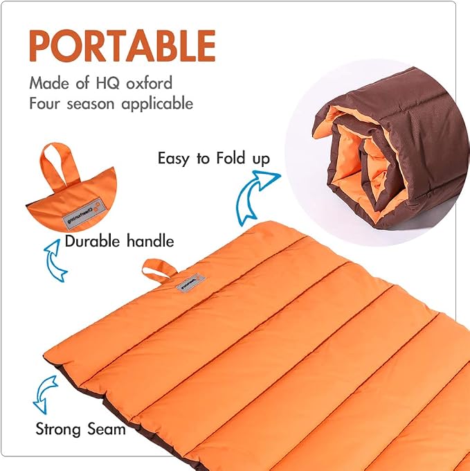 CHEERHUNTING Outdoor Dog Bed, Waterproof, Washable, Large Size, Durable, Water Resistant, Portable and Camping Travel Pet Mat - Image 3