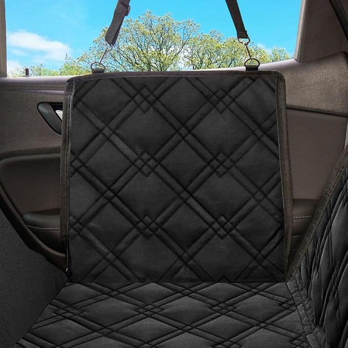 Meadowlark Dog Car Seat Cover, X-Large Heavy Duty Pet Seat Cover for Back Seat, Extra Padded Non-Slip Dog Hammock, Water-Resistant Back Seat Protector for Cars Trucks and SUVs (64” W x 60" L) - Image 7