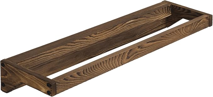 MyGift Wooden Hanging Shoe Rack Storage Organizer for Closet & Entryway | Space-saving wall storage keeps footwear tidy in closets, mudrooms, and entryways while adding a warm rustic farmhouse accent - Image 6