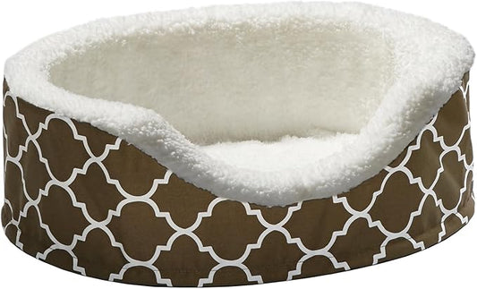 MidWest Homes for Pets Orthoperdic Egg-Crate Nesting Pet Bed w/ Teflon Fabric Protector, XS Brown by MidWestHomesForPets