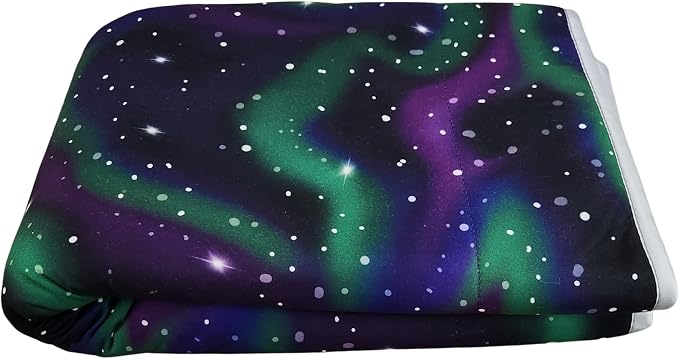 Tater Pets Guinea Pig Fleece Cage Liner - Tidy Mat - Lap Pad - Corner Pad - Absorbent - Machine Washable - for Guinea Pigs and Hedgehogs (Northern Lights, 30"x18") - Image 4