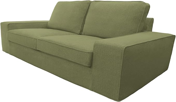 Couch Cover for IKEA Kivik 3 Seat 89.75in Sofa, Sofa Slipcover, Q1028-7 by CRIUSJADECOR