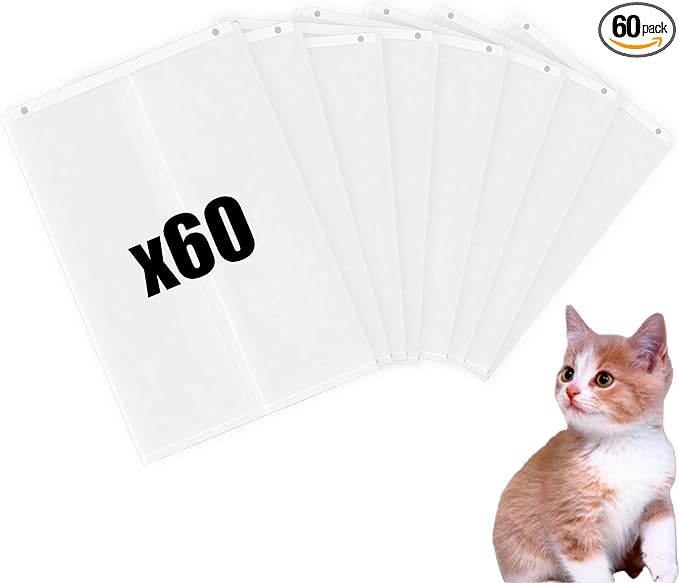 Cat Litter Box Liners for PetSnowy SNOW+ Cat Litter Box, 60 PCS Self-Sealing Waste Drawer Bags for Automatic cat Litter Box (60 Pcs) by Luxrise