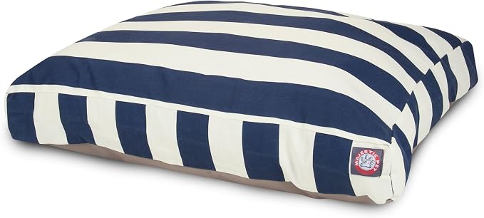 Majestic Pet Shredded Memory Foam Dog Bed Medium with Removable Washable Cover – Rectangle Orthopedic Dog Bed–Durable Dog Crate Bed-Flat Dog Bed for Senior Dogs - (35x29) M - Villa - Pearl - Image 2