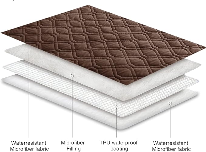 Ameritex Waterproof Dog Bed Cover Pet Blanket for Furniture Bed Couch Sofa Reversible - Image 6