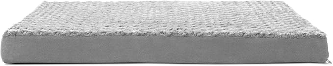 Furhaven Orthopedic Dog Bed for Large Dogs w/ Removable Washable Cover, For Dogs Up to 95 lbs - Ultra Plush Faux Fur & Suede Mattress - Chocolate, Jumbo/XL - Image 6
