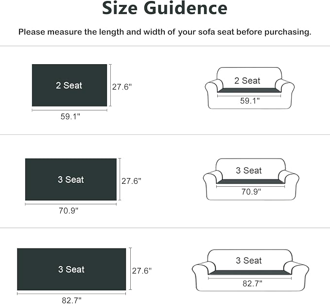 DREAMINGO Fuzzy Pet Couch Cover with Geometric Jacquard, Washable & Non-Slip Sofa Covers for 3 Cushion Couch, Plush Dog Bed Mat for Sofa Cushion Protector 27.6x82.7 Inch, Dark Grey - Image 5