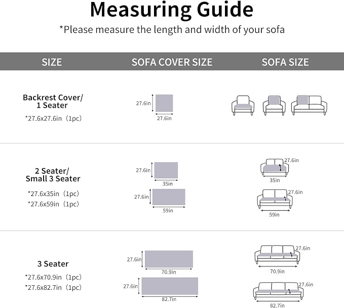 Couch Cover for Dogs,Washable Non-Slip Pet Friendly Sofa Protector | Thick Flannel Sofa Cover,Nonslip, Washable,Anti-Pilling,Pet Friendly,for Dogs & Cats,Cozy Protect Against Fur,27.6" x 35" - Image 7