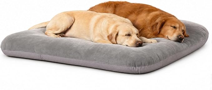 Magic Dog Super Comfy Dog Bed for Large Dogs, 47" Extra Large Washable Dog Bed with Removable Cover, Anti-Slip Bottom & High-Density Foam, Jumbo Size XL Dog Mattress by MagicDog