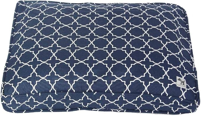 Molly Mutt Sheepy Wool-Filled Crate Pad, GOTS-Certified 100% Organic Cotton Canvas Cover with Soft 100% Natural Wool Insert, Ideal for Dog Bed or Kennel, Romeo & Juliet, 48" x 30" x 2.5" by MollyMutt