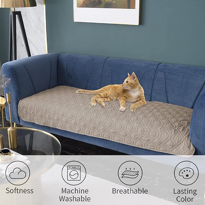 Ameritex Waterproof Blanket Reversible Dog Bed Cover Pet Blanket for Furniture Bed Couch Sofa - Image 4