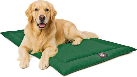 Majestic Pet Orthopedic Memory Foam Dog Crate Mat - Plush Pet Bed Pad for Crates & Kennels | USA Crafted | 42"x26" Villa Marine by MajesticPet
