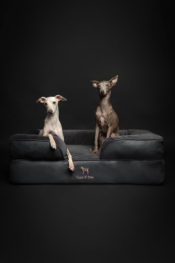 NOAH & PAW Large Dog Bed, 35x25x11 Inch, Orthopedic Dog Beds, Eggshell Memory Foam Infused with Cooling Gel, Inner Cover, Water Resistant, Machine Washable (Faux Leather) - Image 7