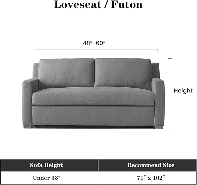 MEETSKY Boho Couch Cover for Dogs Washable Couch Sofa Protector for Love seat Sofa with Cats Friendly, Abstract Geometric Jacquard Sofa Covers Soft Modern Sofa Slipcovers, 71" X102", Deep Grey - Image 5