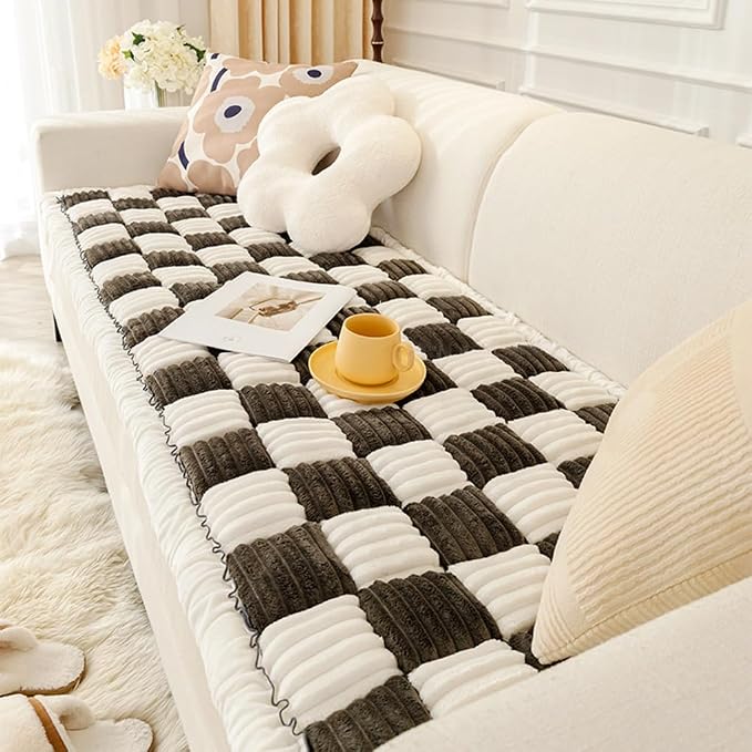 Dog Couch Protector, Couch Cover for Dogs Washable Pet Bed Couch Cover, Pet Friendly Sofa Cover for Large Dogs (Black, 23.6 x 63 inch) by HOMEREFROM