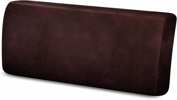 molasofa Leather Like Couch Cushion Covers Sofa Slipcovers Sets Couches Furniture Protector Covers for Sectional Armchair Loveseat Stretch Spandex Fabric, Machine Washable (1 Cushion XL Sofa, Red) by Molasofa
