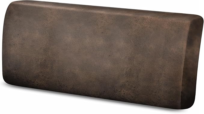 molasofa Leather Like Couch Cushion Covers Sofa Slipcovers Sets Couches Furniture Protector Covers for Sectional Armchair Loveseat Stretch Spandex Fabric, Machine Washable (1 Cushion Sofa, Brown) by Molasofa
