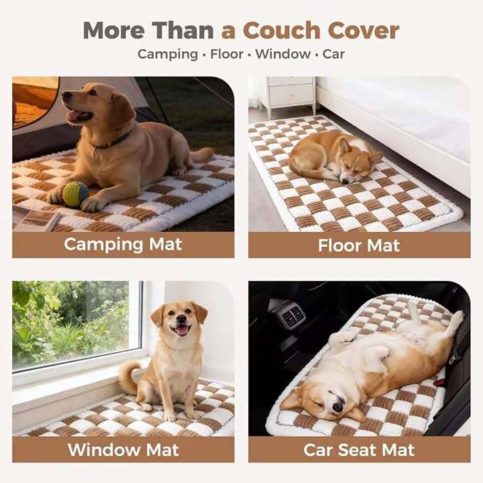 Couch Covers for Dogs, Washable Sofa Couch Cover for Pet, Couchs Covers for Cushion Sofa Pet Friendly, Non Slip Sofa Cover (27.6''*82.7''/70 x 210cm) Thickened Version - Image 6