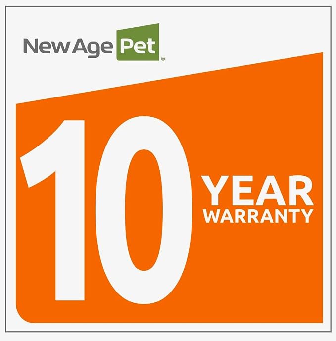 New Age Pet ECOFLEX Piedmont Raised Dog Diner with Food Storage, Elevated Feeding Station for Large Dogs, 2 Stainless Steel Bowls (32 oz ea), Holds 15–20 lbs of Food, 3 Colors, 10-Year Warranty - Image 8