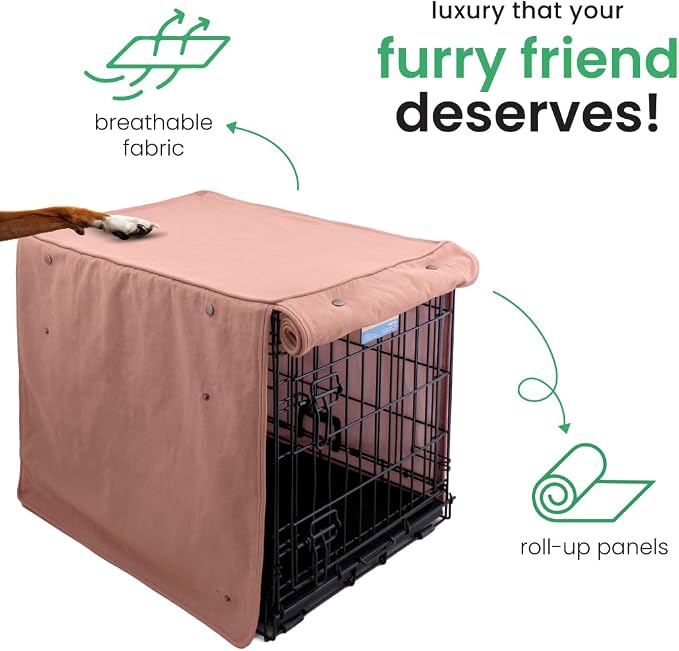 Molly Mutt Kyoto Dog Crate Cover, GOTS-Certified 100% Organic Cotton Canvas Cover for Dog or Puppy Kennel and Cage, Washable, Free of Harmful Chemicals, XXX-Large, Fits 54"x37"x45" Crate - Image 5