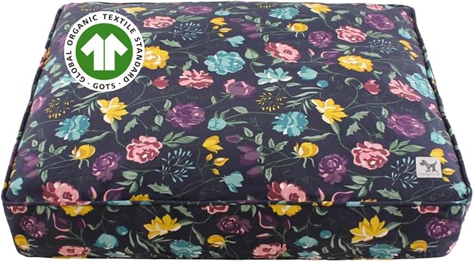 Molly Mutt Friday Morning Dog Bed Duvet Cover, GOTS-Certified 100% Organic Cotton Canvas Cover for Dog, Puppy, or Cat Bed, Durable, Washable, and Free of Harmful Chemicals, Small, 22"x27"x5" by MollyMutt