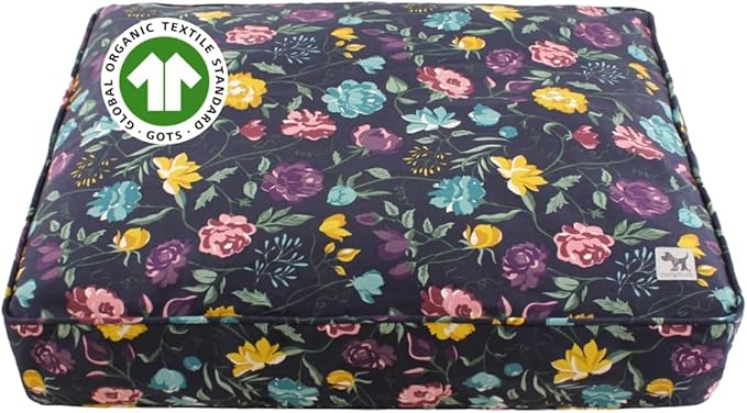 Molly Mutt Friday Morning Dog Bed Duvet Cover, GOTS-Certified 100% Organic Cotton Canvas Cover for Dog, Puppy, or Cat Bed, Durable, Washable, and Free of Harmful Chemicals, Huge, 36"x45"x5" by MollyMutt
