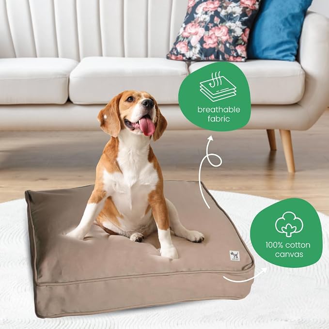 Molly Mutt Medium to Large Dog Bed Cover - Wild Horses Print - Measures 27”x 36”x5’’ - 100% Cotton - Durable - Breathable - Sustainable - Machine Washable Dog Bed Cover - Image 4