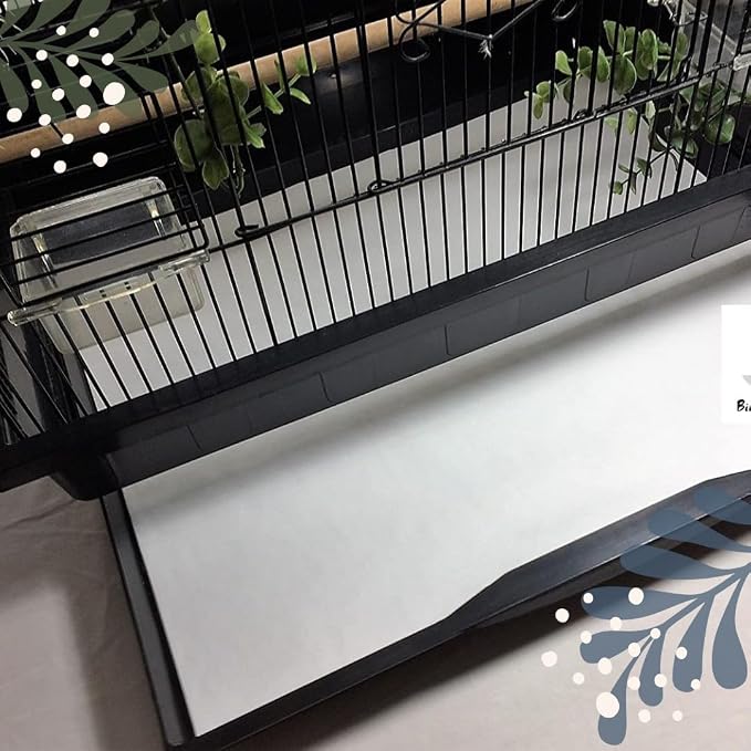 Birdcage Liners - Poly Coated, Extra, Extra Large Custom Size - 60 Sheets by BirdCageLiners
