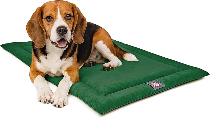 Majestic Pet Orthopedic Memory Foam Dog Crate Mat - Plush Pet Bed Pad for Crates & Kennels | USA Crafted | 36"x23" Villa Marine by MajesticPet