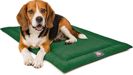 Majestic Pet Orthopedic Memory Foam Dog Crate Mat - Plush Pet Bed Pad for Crates & Kennels | USA Crafted | 36"x23" Villa Marine by MajesticPet