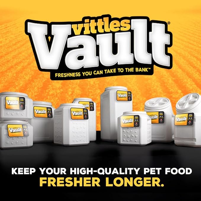 Vittles Vault Traditional Pet Food Storage Container For Dog Kibbles/Bird Seed/Oatmeal/Rice/Flour/Cereal, BPA Free Plastic, Sealed Airtight For Cat Food, Up To 30 lb, Made in USA, With Scoop, Gray - Image 14