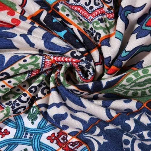 hyha Stretch Couch Covers, Sofa Cover for 3 Cushion Couch Pet Friendly | Floral Pattern, Printed, 4 Pieces, 3 Separate Cushion Sofa, Durable Anti-slip Washable Protector with Elastic Bottom for Dogs - Image 3