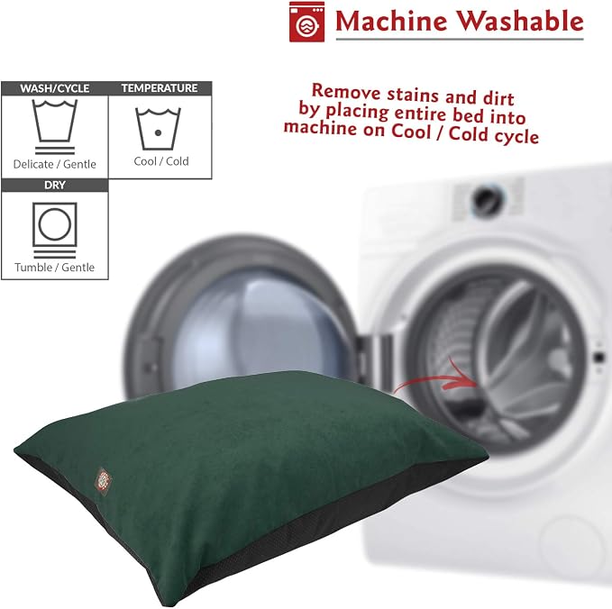 Majestic Pet Villa Marine Comfy Rectangle Dog Bed - Washable, Non Slip, Super Value Pillow & Kennel Bed - Large Breed, 46 x 35 Inch - Image 5