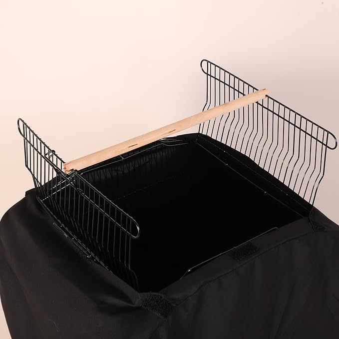 Colorday Good Night Bird Cage Cover, Black, 64" | For18Lx14Wx36H Inches bird cages. - Image 4